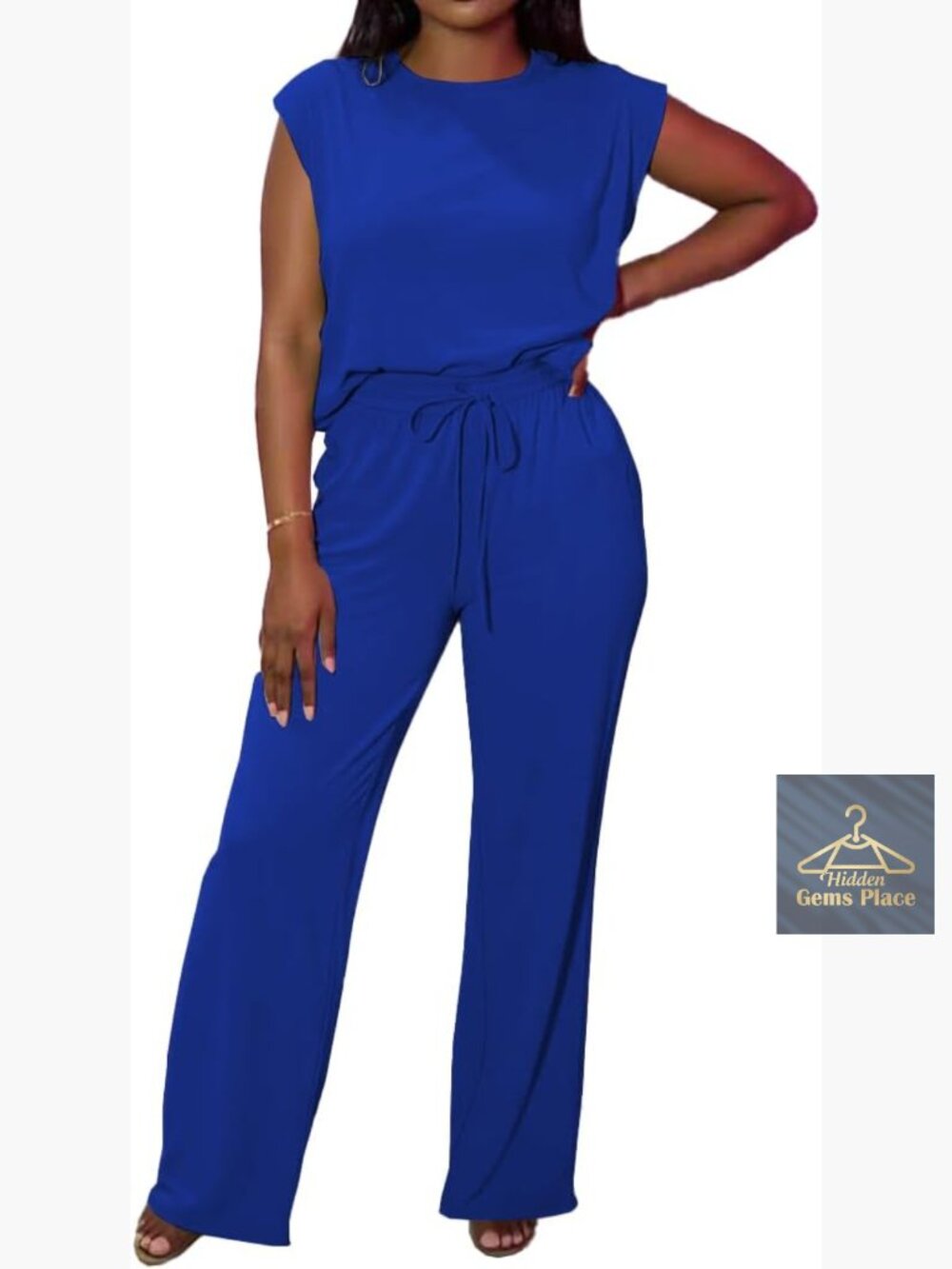 Women's 2 Piece Lounge Set Short Sleeve Matching Outfit Casual Travel
